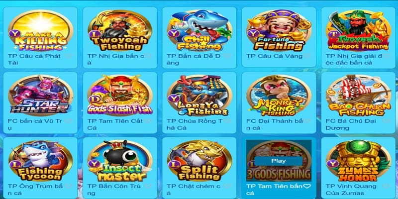 Kho game hấp dẫn đa dạng nhiều thể loại